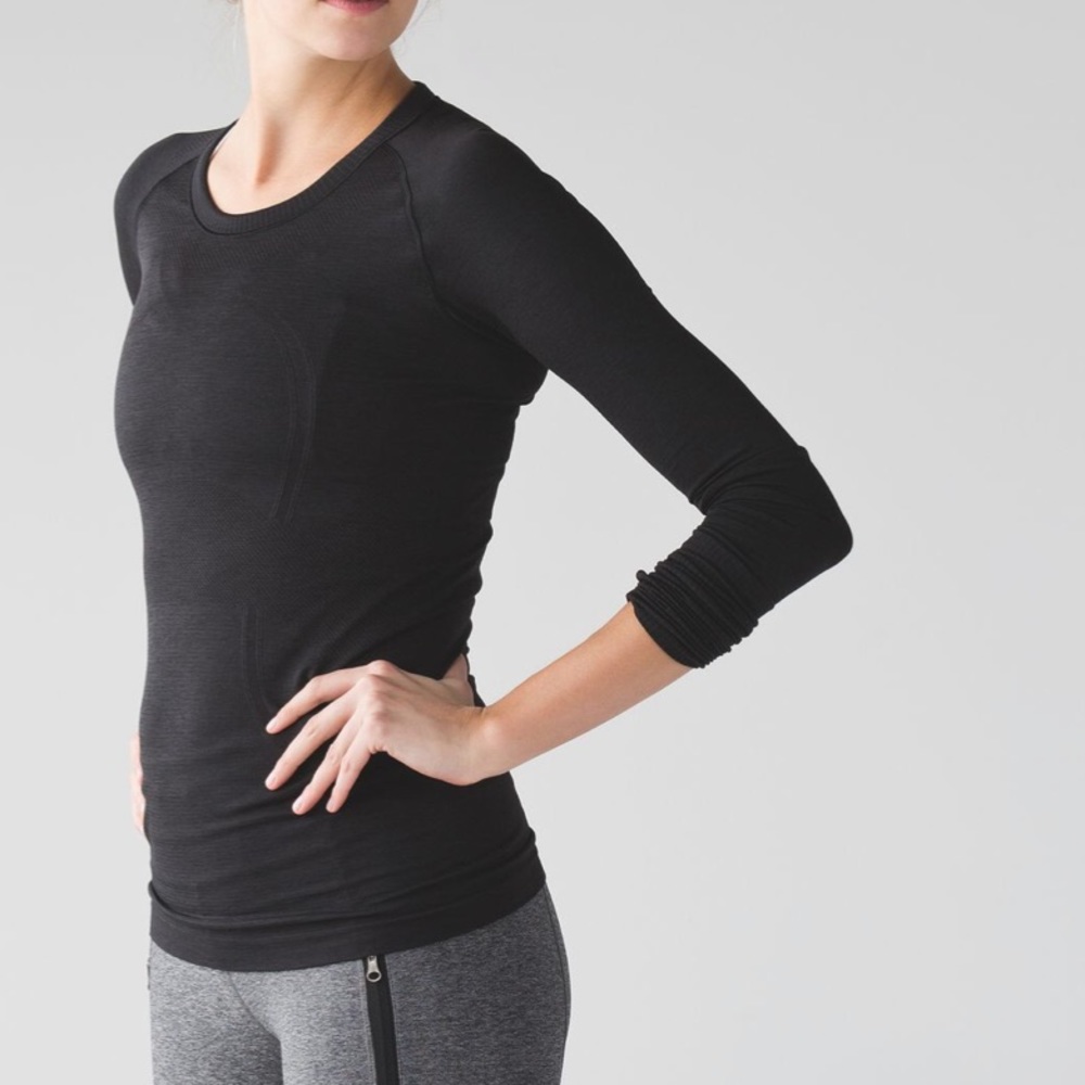 lululemon athletica Black Long Sleeve Tee